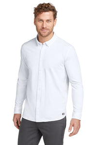 OGIO   Code Stretch Long Sleeve Button-Up - Bright White
