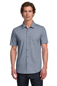 OGIO Extend Short Sleeve Button-Up OG160 - Deep Blue Heather