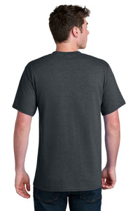 Port & Co Core Blend Recycled Tee PC01 - Dark Heather Grey Back