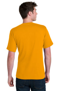 Port & Co Core Blend Recycled Tee PC01 - Gold Back