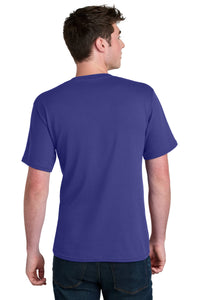 Port & Co Core Blend Recycled Tee PC01 - Purple Back