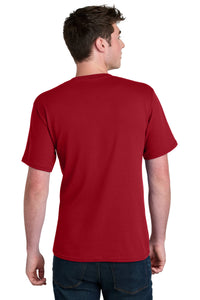 Port & Co Core Blend Recycled Tee PC01 - Red Back