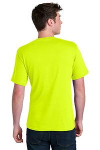 Port & Co Core Blend Recycled Tee PC01 - S. Green Back