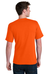 Port & Co Core Blend Recycled Tee PC01 - S. Orange Back