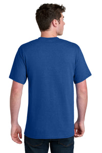Port & Co Core Blend Recycled Tee PC01 - True Royal Heather Back