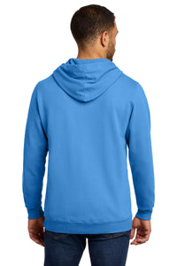 Port & Co Beach Wash Garment-Dyed Pullover Hooded Sweatshirt - Blue Moon Back