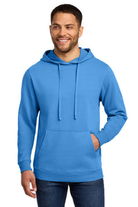 Port & Co Beach Wash Garment-Dyed Pullover Hooded Sweatshirt - Blue Moon