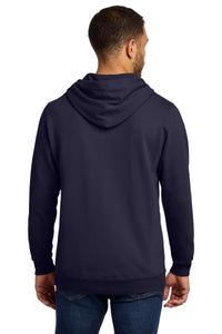 Port & Co Beach Wash Garment-Dyed Pullover Hooded Sweatshirt - True Navy Back