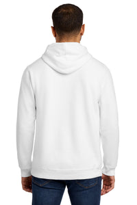 Port & Co Beach Wash Garment-Dyed Pullover Hooded Sweatshirt - White Back