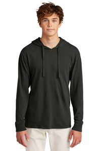 Port & Co Beach Wash Garment-Dyed Pullover Hooded Tee PC099H - Black