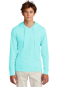 Port & Co Beach Wash Garment-Dyed Pullover Hooded Tee PC099H - Glacier