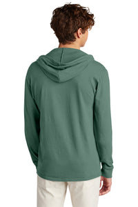 Port & Co Beach Wash Garment-Dyed Pullover Hooded Tee PC099H - Nordic Green Back