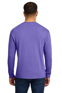 Port & Co Beach Wash Garment-Dyed Long Sleeve Tee PC099LS - Amethyst Back