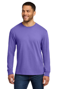 Port & Co Beach Wash Garment-Dyed Long Sleeve Tee PC099LS - Amethyst