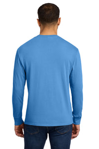 Port & Co Beach Wash Garment-Dyed Long Sleeve Tee PC099LS - Blue Moon Back