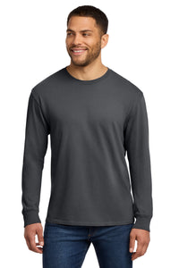 Port & Co Beach Wash Garment-Dyed Long Sleeve Tee PC099LS - Coal