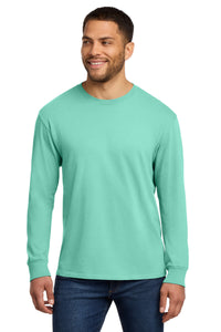 Port & Co Beach Wash Garment-Dyed Long Sleeve Tee PC099LS - Cool Mint