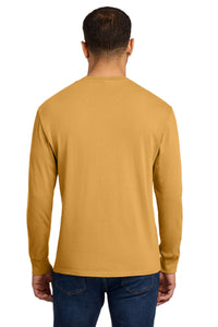 Port & Co Beach Wash Garment-Dyed Long Sleeve Tee PC099LS - Dijon Back