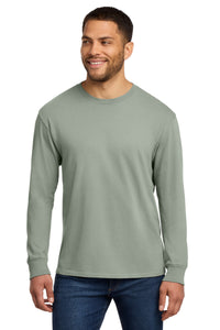 Port & Co Beach Wash Garment-Dyed Long Sleeve Tee PC099LS - Dove Grey