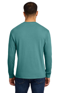 Port & Co Beach Wash Garment-Dyed Long Sleeve Tee PC099LS - Peacock Back