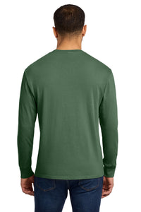 Port & Co Beach Wash Garment-Dyed Long Sleeve Tee PC099LS - Safari Back