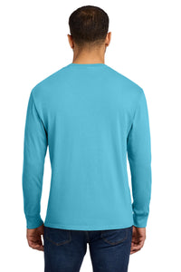 Port & Co Beach Wash Garment-Dyed Long Sleeve Tee PC099LS - Tidal Wave Back