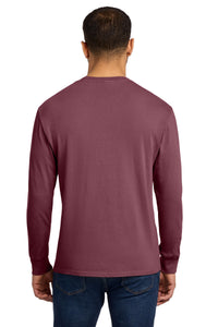 Port & Co Beach Wash Garment-Dyed Long Sleeve Tee PC099LS - Wineberry Back