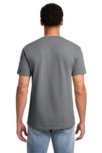Port & Co Beach Wash Garment-Dyed Pocket Tee - Coal Back