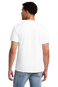 Port & Co Beach Wash Garment-Dyed Pocket Tee - White Back