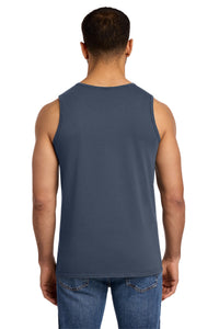 Port & Co Beach Wash Garment-Dyed Tank - Denim Blue Back