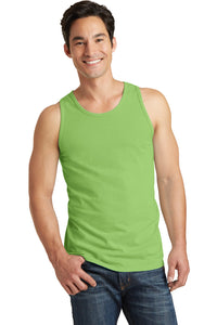 Port & Co Beach Wash Garment-Dyed Tank - Limeade
