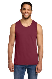Port & Co Beach Wash Garment-Dyed Tank - Merlot