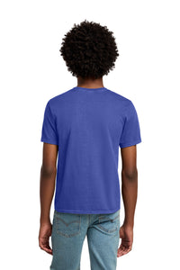 Port & Co Youth Beach Wash Garment-Dyed Tee - Blue Iris Back