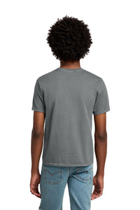 Port & Co Youth Beach Wash Garment-Dyed Tee - Coal Back