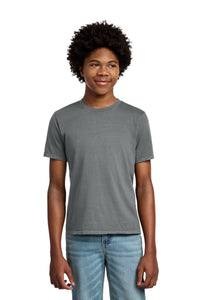 Port & Co Youth Beach Wash Garment-Dyed Tee - Coal