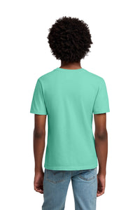 Port & Co Youth Beach Wash Garment-Dyed Tee - Cool Mint Back