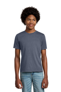 Port & Co Youth Beach Wash Garment-Dyed Tee - Denim Blue