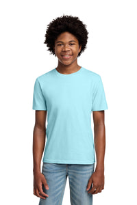 Port & Co Youth Beach Wash Garment-Dyed Tee - Glacier