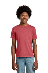 Port & Co Youth Beach Wash Garment-Dyed Tee - Merlot
