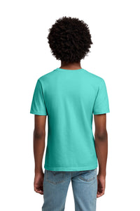 Port & Co Youth Beach Wash Garment-Dyed Tee - Peacock Back