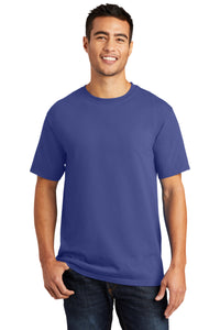 Port & Co Beach Wash Garment-Dyed Tee - Blue Iris