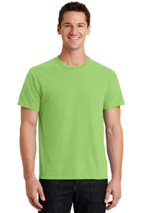 Port & Co Beach Wash Garment-Dyed Tee - Limeaide