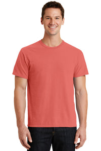 Port & Co Beach Wash Garment-Dyed Tee - Nectar