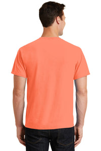 Port & Co Beach Wash Garment-Dyed Tee - Neon Orange Back