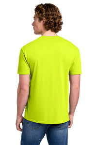 Port & Co Beach Wash Garment-Dyed Tee - Neon Yellow Back