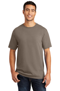 Port & Co Beach Wash Garment-Dyed Tee - Taupe