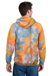Port & Co Crystal Tie-Dye Pullover Hoodie PC144 - Sherbet Colorburst Back