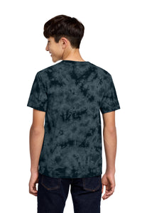 Port & Co Youth Crystal Tie-Dye Tee PC145Y - Black Back