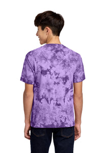 Port & Co Youth Crystal Tie-Dye Tee PC145Y - Purple Back