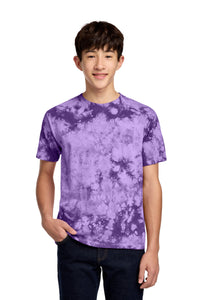 Port & Co Youth Crystal Tie-Dye Tee PC145Y - Purple